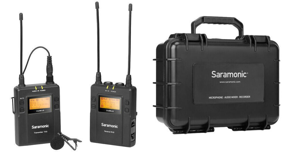 Saramonic Uwmic Camera Mount Wireless Omni Lavalier Microphone