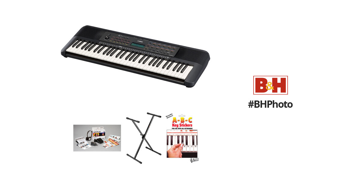 Yamaha PSR-E273 61-Key Portable Keyboard With Power Adapter