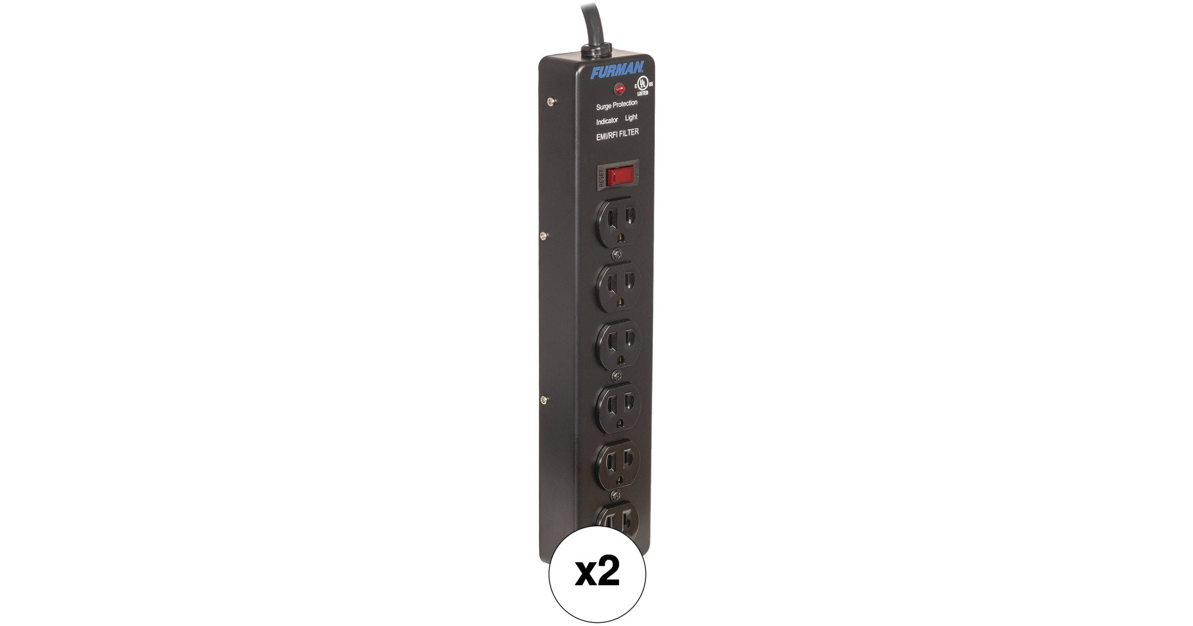 Furman Pro Plug 6Outlet Power Strip with Surge Protection