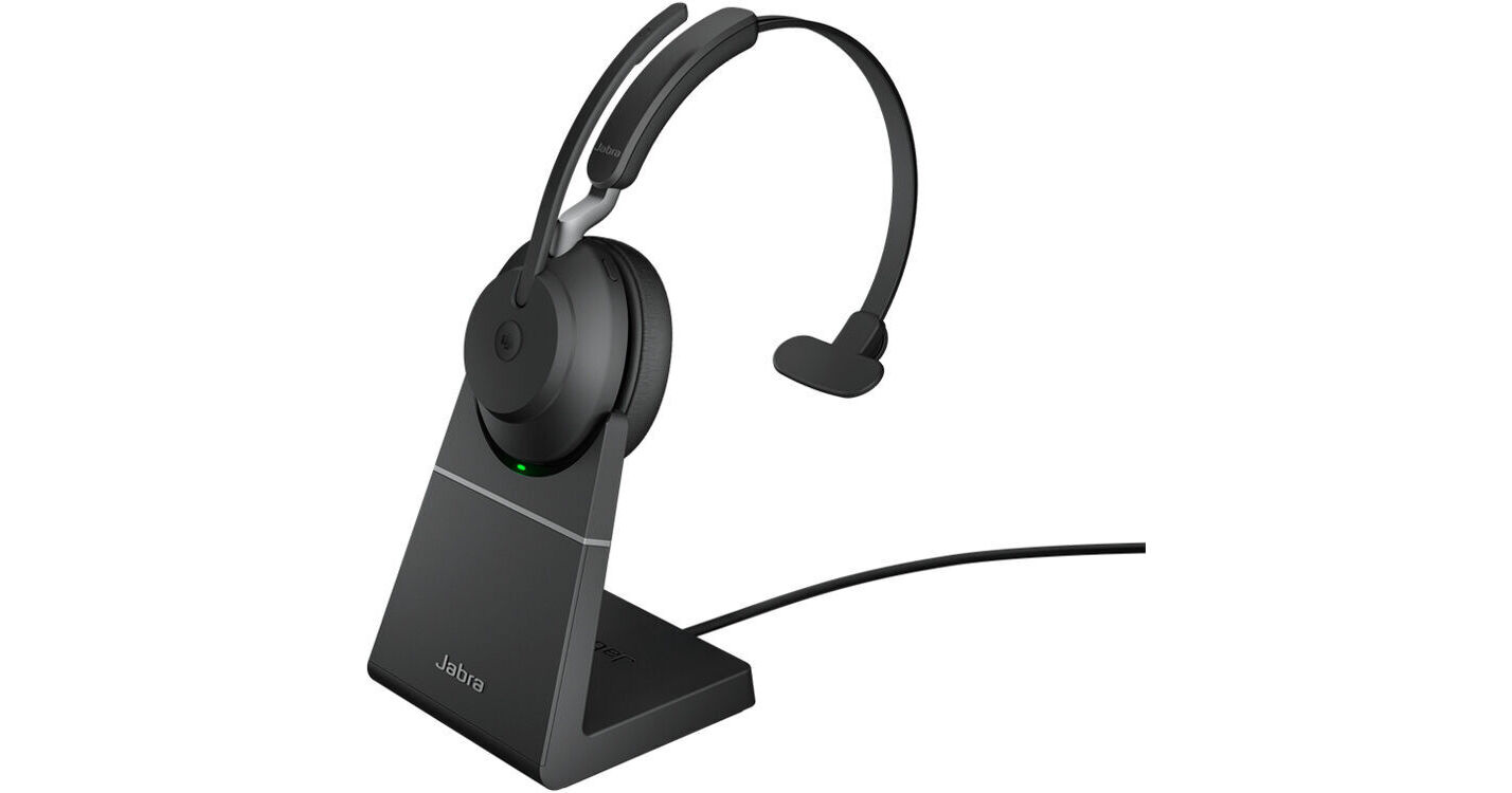 Jabra Evolve2 65 Mono Wireless OnEar Headset 26599899889 B&H