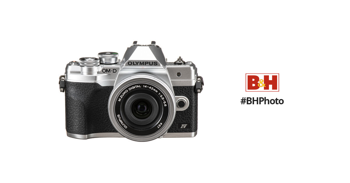 Olympus OM-D E-M10 IV Camera & 14-42mm EZ Lens Kit with