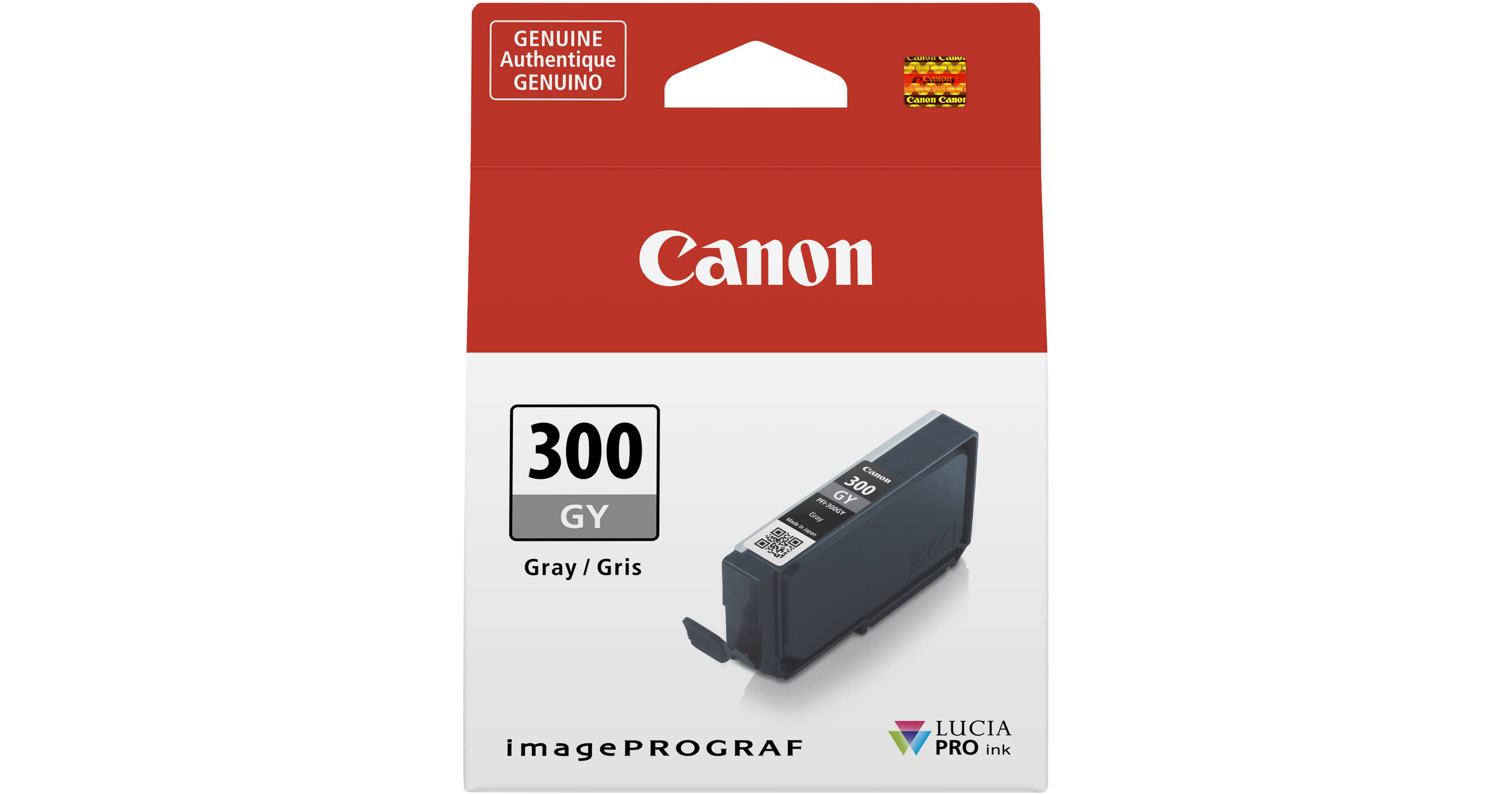 Canon PFI-300 Gray Ink Tank 4200C002 B&H Photo Video