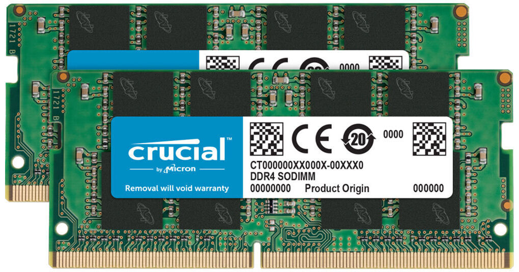 Crucial 16GB Laptop DDR4 2666 MHz SODIMM Memory CT2K8G4SFRA266