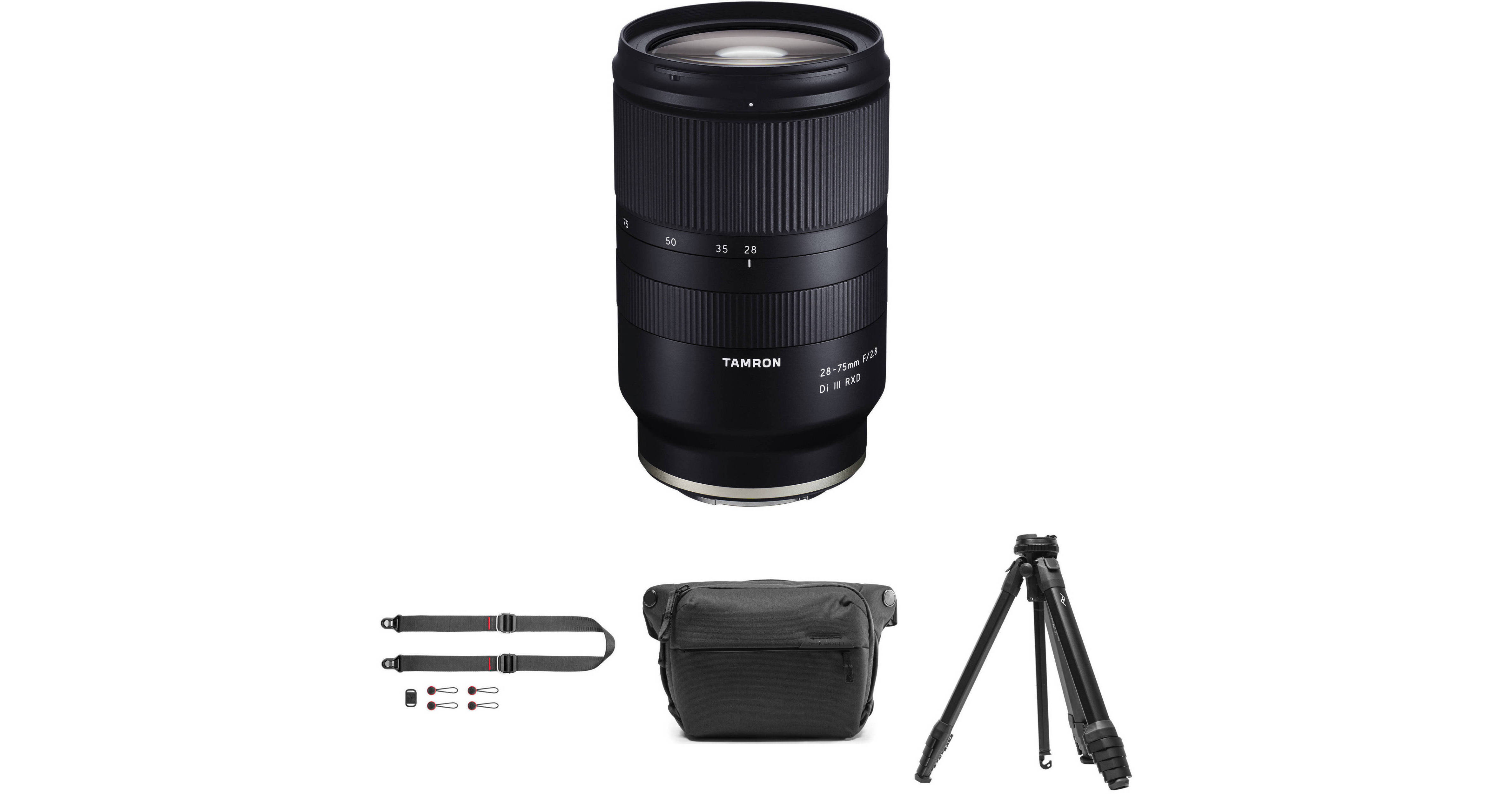 Tamron 28-75mm f/2.8 Di III RXD Lens for Sony E with Camera Bag,