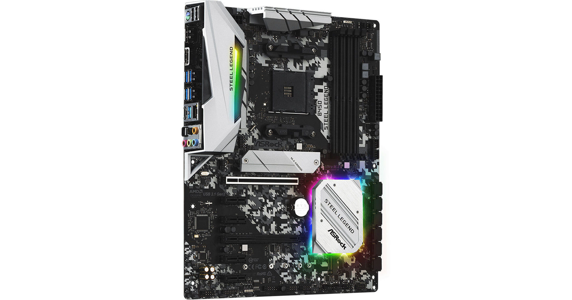 Материнская плата b450 steel legend. Материнская плата ASROCK b450 Steel Legend. Материнская плата ASROCK b450m Steel Legend. ASROCK b450 Steel Legend Mini. ASROCK Steel Legend b450 PCI-E x4.