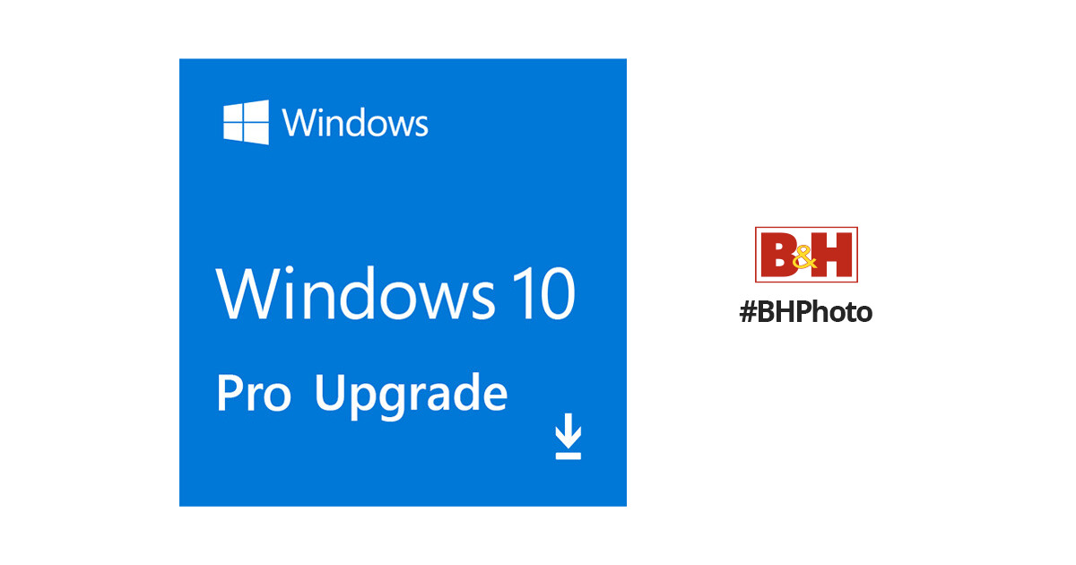 Microsoft Windows 10 Pro Upgrade (32/64-Bit, Download)
