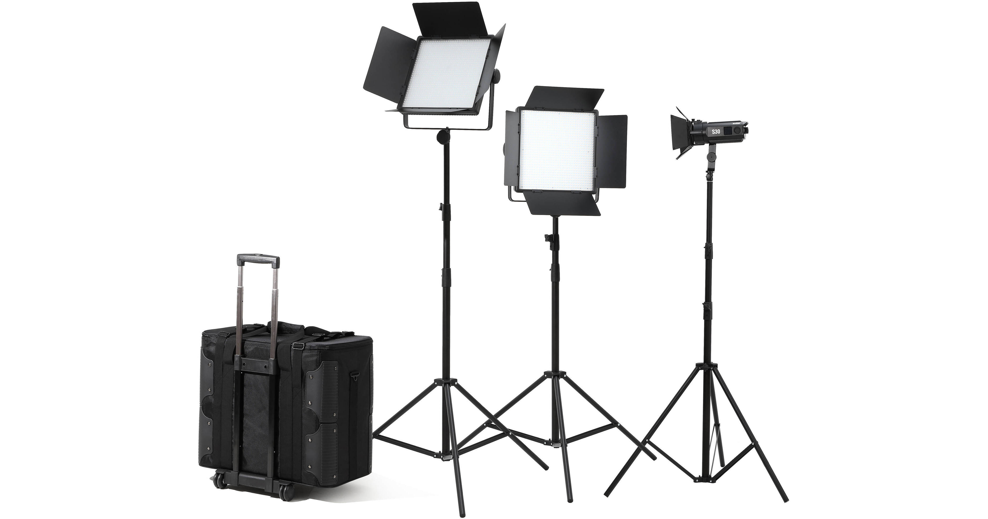 Godox LED1000Bi II / S30 LED 3Light Kit LED1000BI II KIT2 B&H
