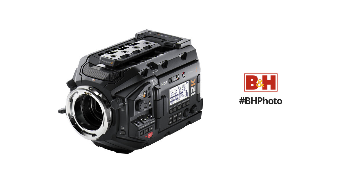 Blackmagic 12K Camera - URSA Mini Pro 12K (PL camera mount ...