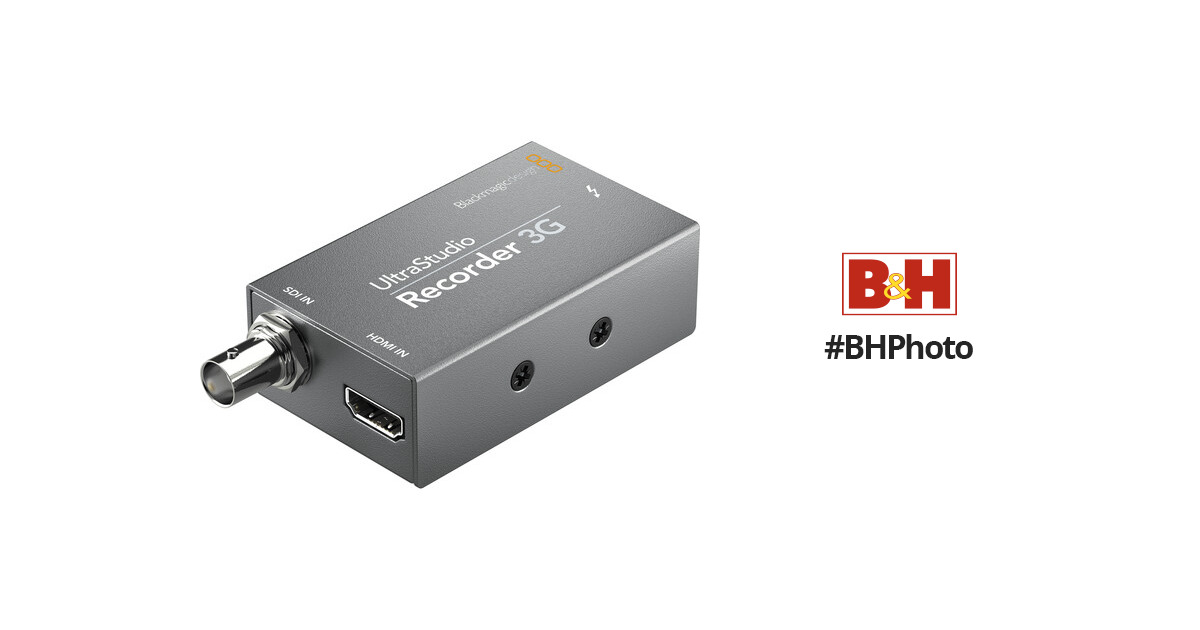 BlackMagic Design UltraStudio Recorder 3G Capture Device (Thunderbolt –  Revolution Lightboards