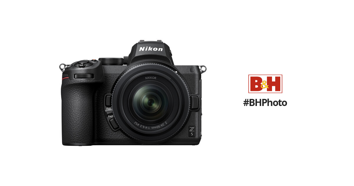 Nikon Z5 Mirrorless Camera with 24-50mm Lens 1642 B&H Photo Video