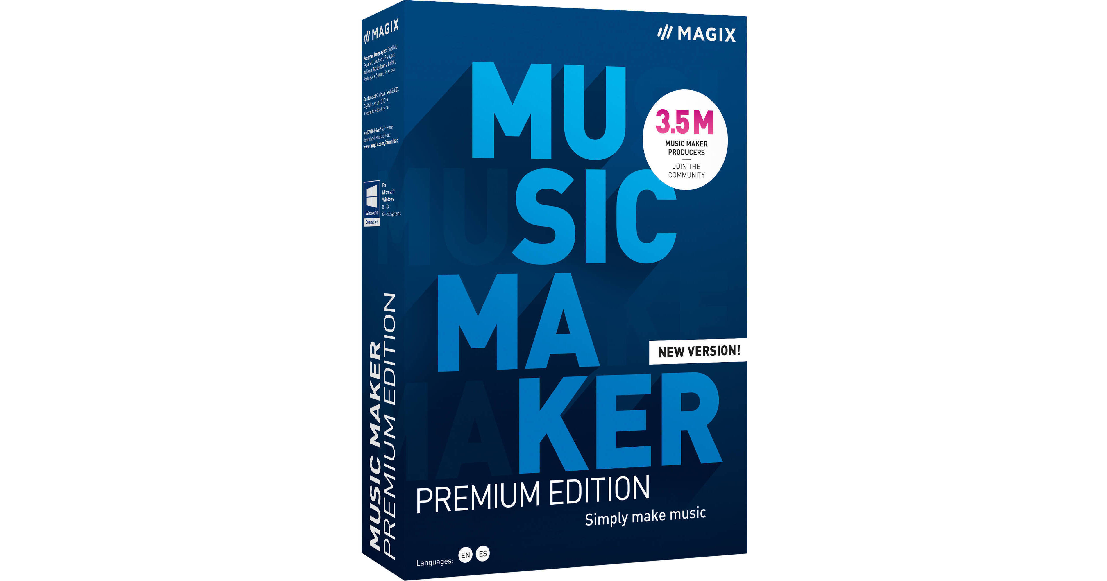 purchased magix music maker premium install additional user group