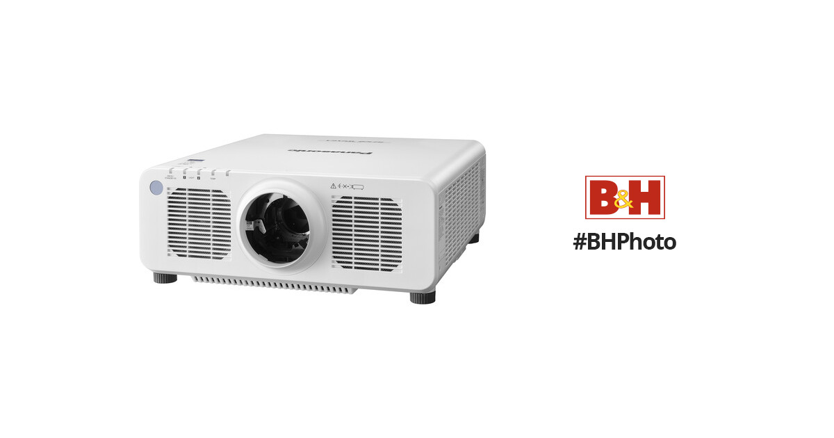 Panasonic PT-RZ120 12,000-Lumen WUXGA DLP Projector (White, No Lens)