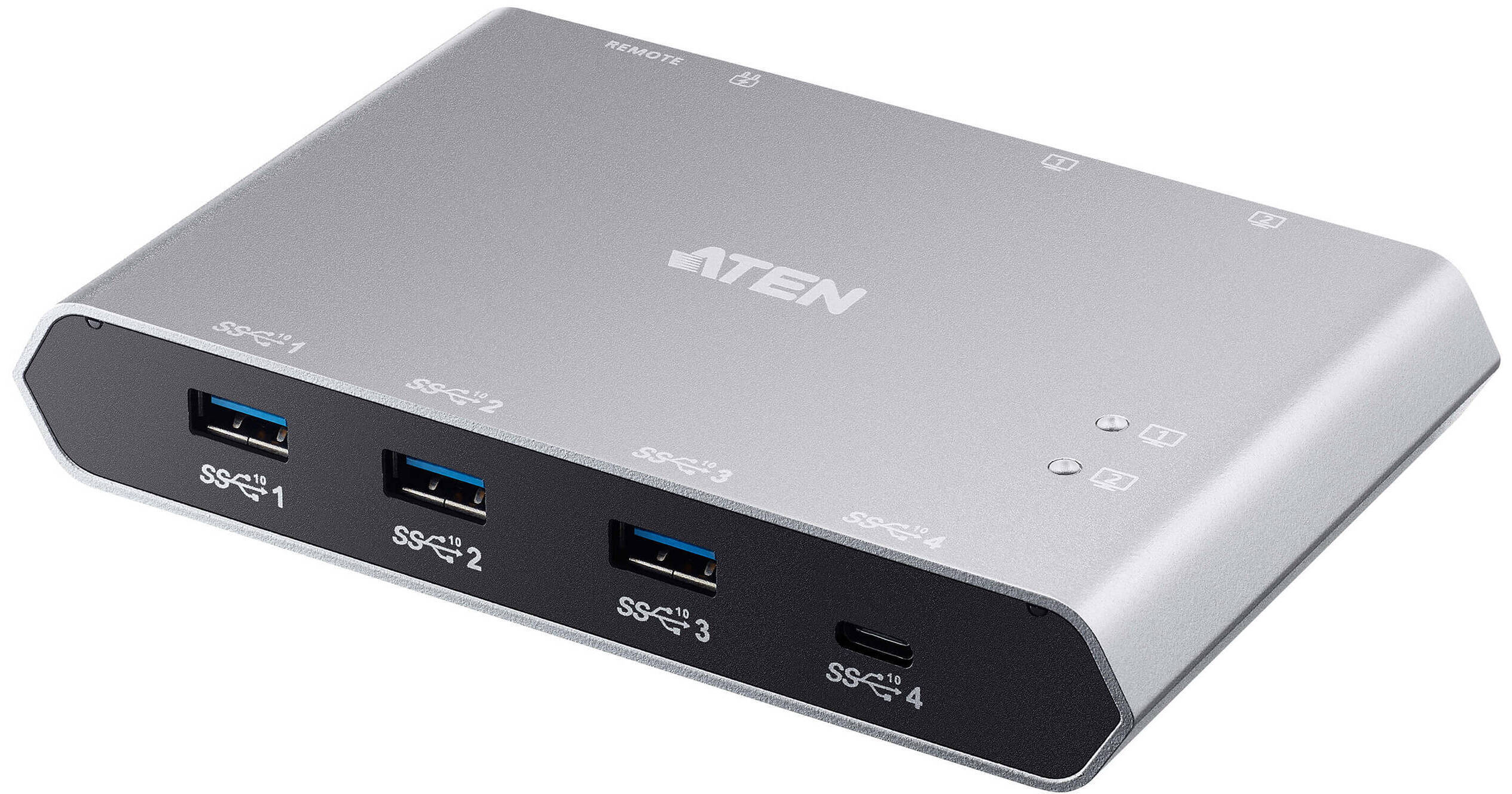 ATEN US3342 4-Port USB 3.2 Gen 2 Sharing Switch with Power