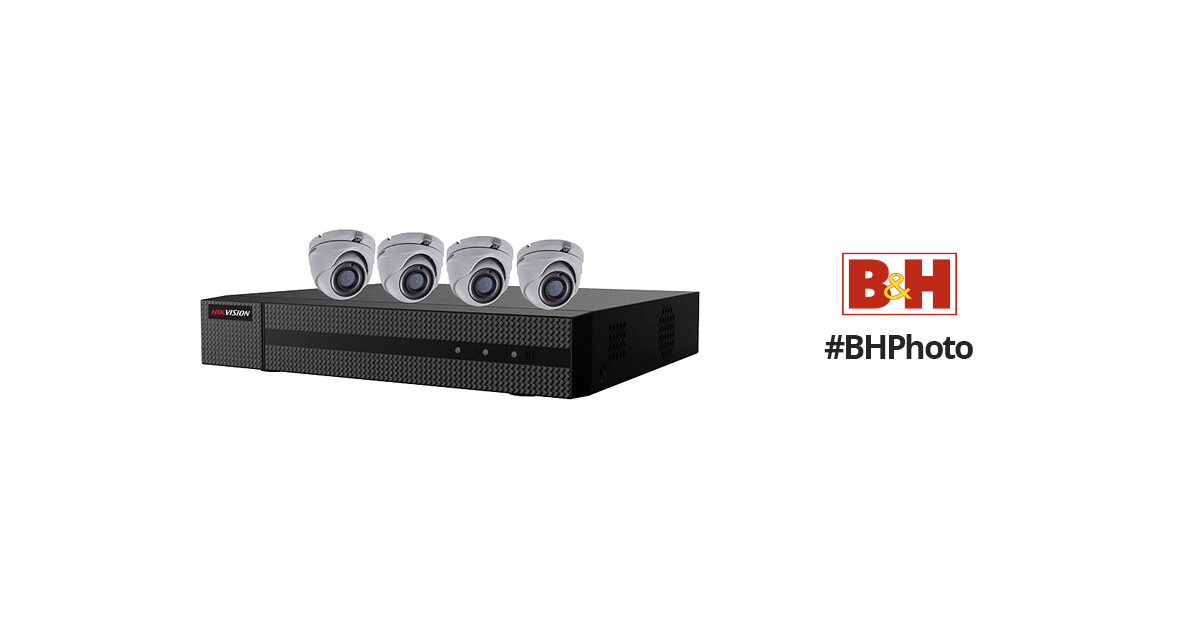 Details about   Hikvision EKT-K41T24 KIT 4-CH DVR WITH 1TB HDD & 4X2MP OUTDOOR IR TURRET CAMERAS 