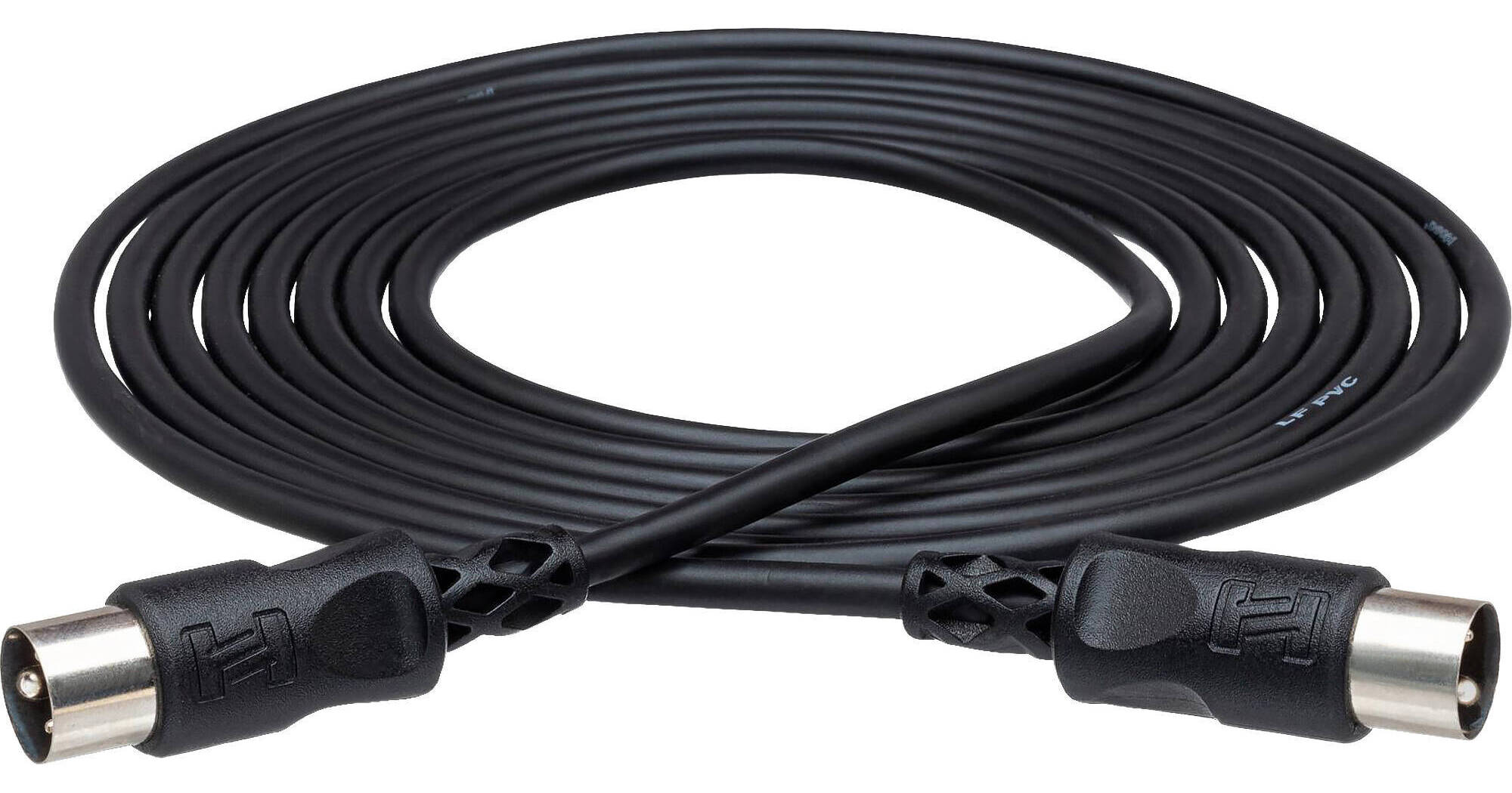 Hosa Technology Standard MIDI to MIDI Cable (5', Black)