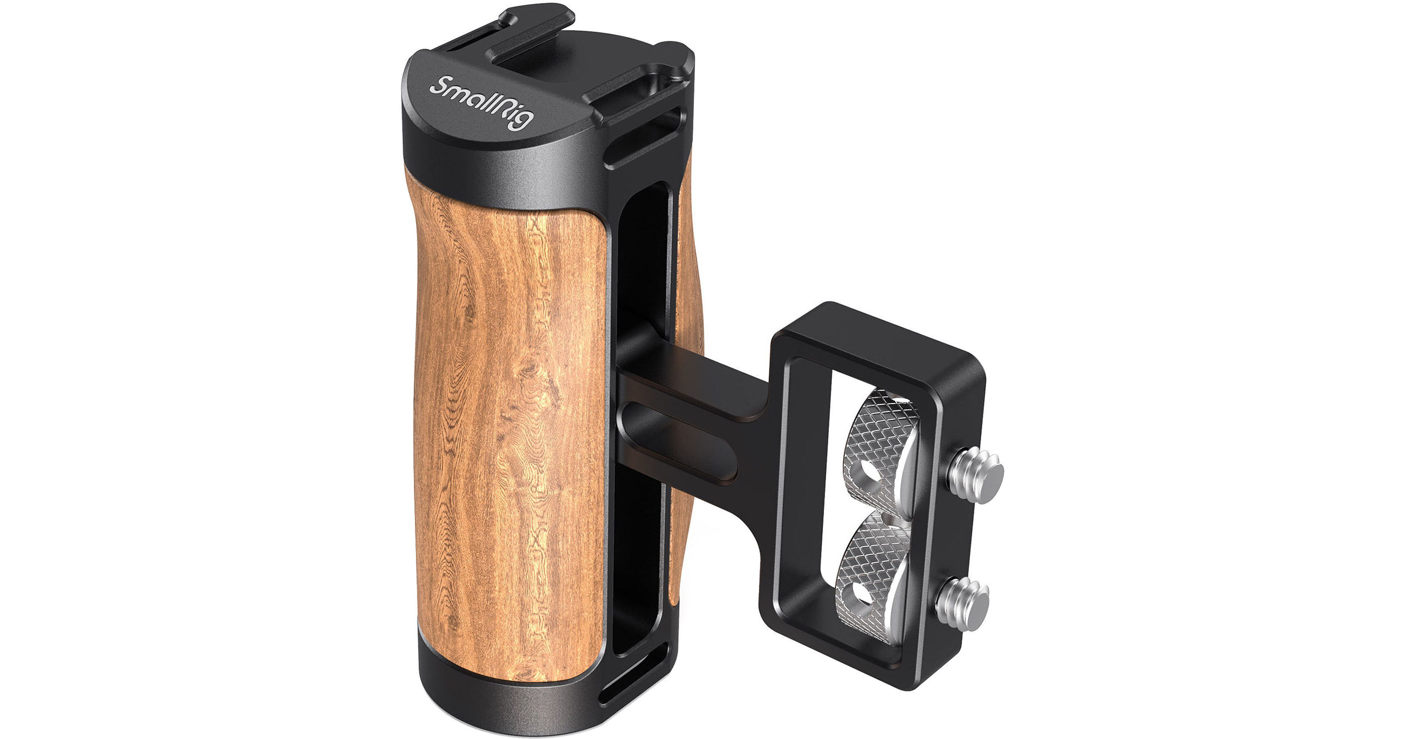 SmallRig Mini Wood Side Handle with Dual 1/4