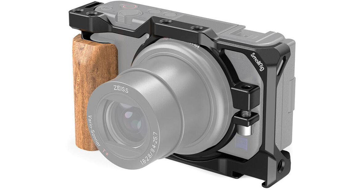 SmallRig Cage with Wooden Handgrip for Sony ZV1 Camera 2937 B&H