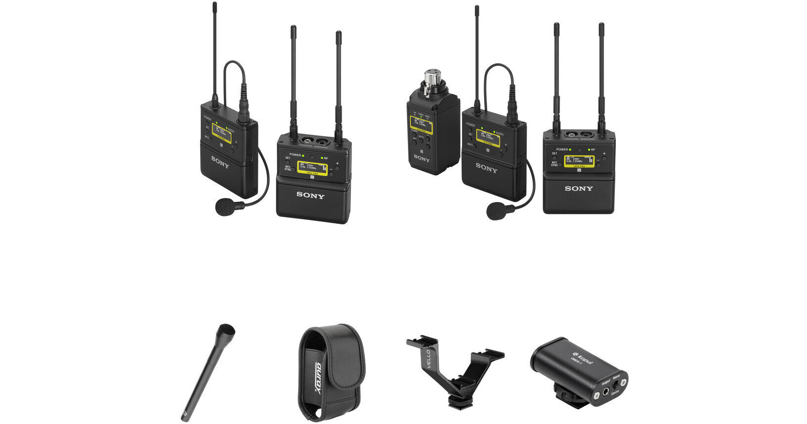 Sony UWPD TwoReceiver CameraMount Wireless Combo Microphone