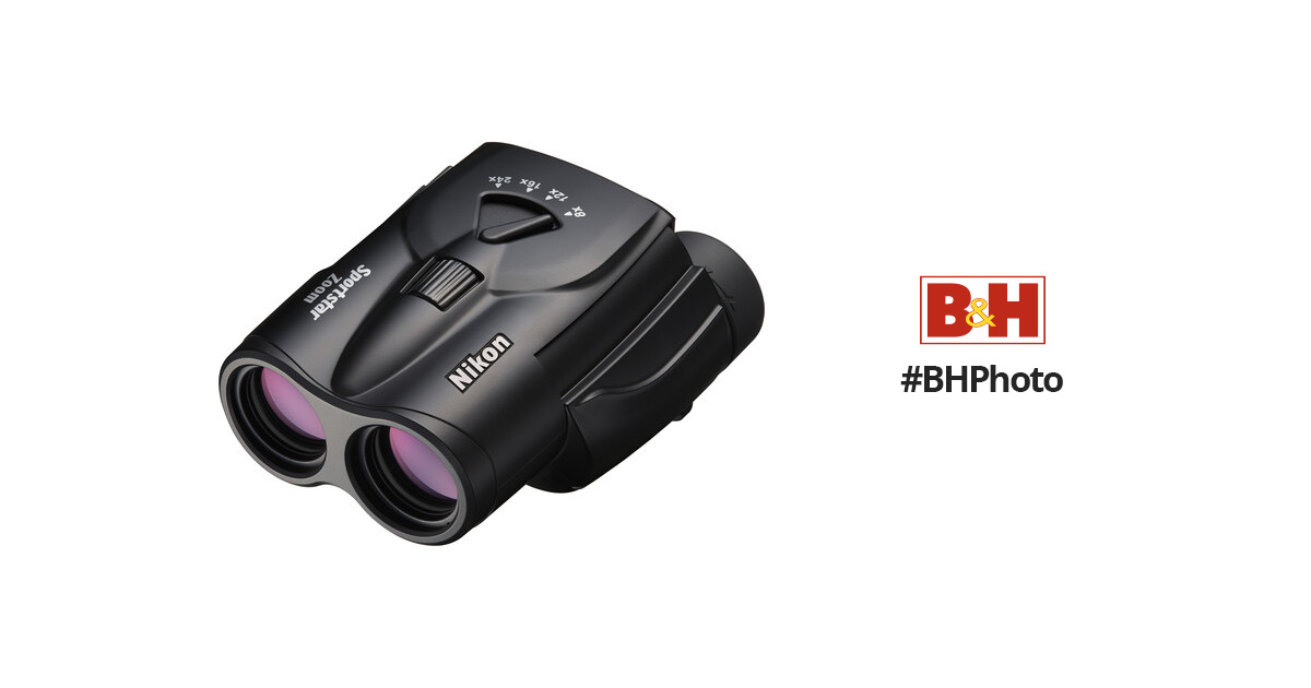Nikon 8-24x25 Sportstar Zoom Binoculars (Black) 16736 B&H Photo