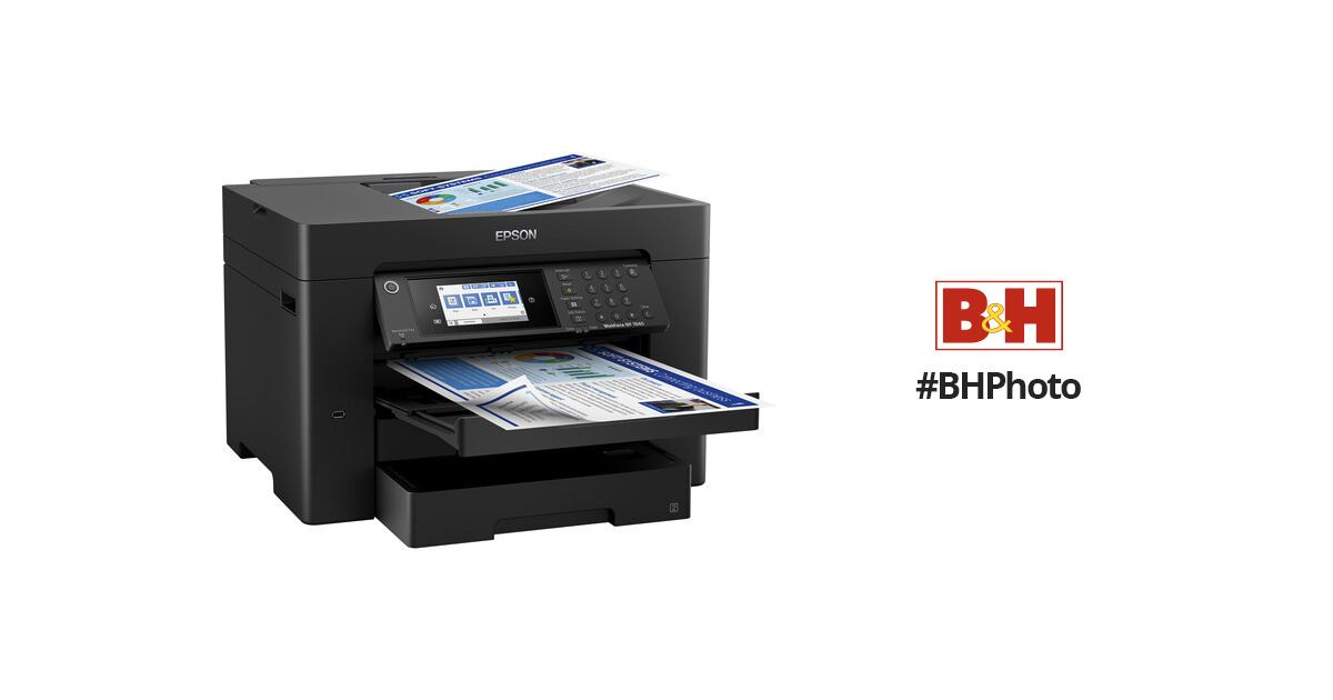 Pro All-in-One C11CH67201 Printer Inkjet WF-7840 Epson WorkForce