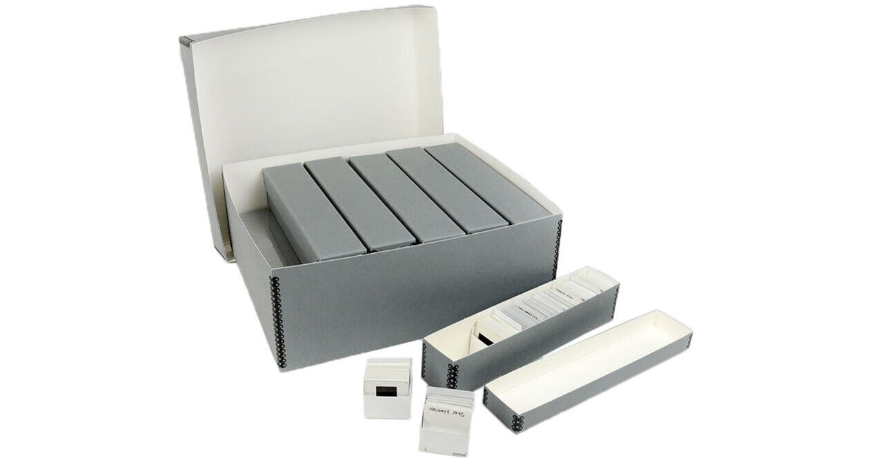 Archival Methods 35mm Slide Storage Kits Holds 2400 072400GY