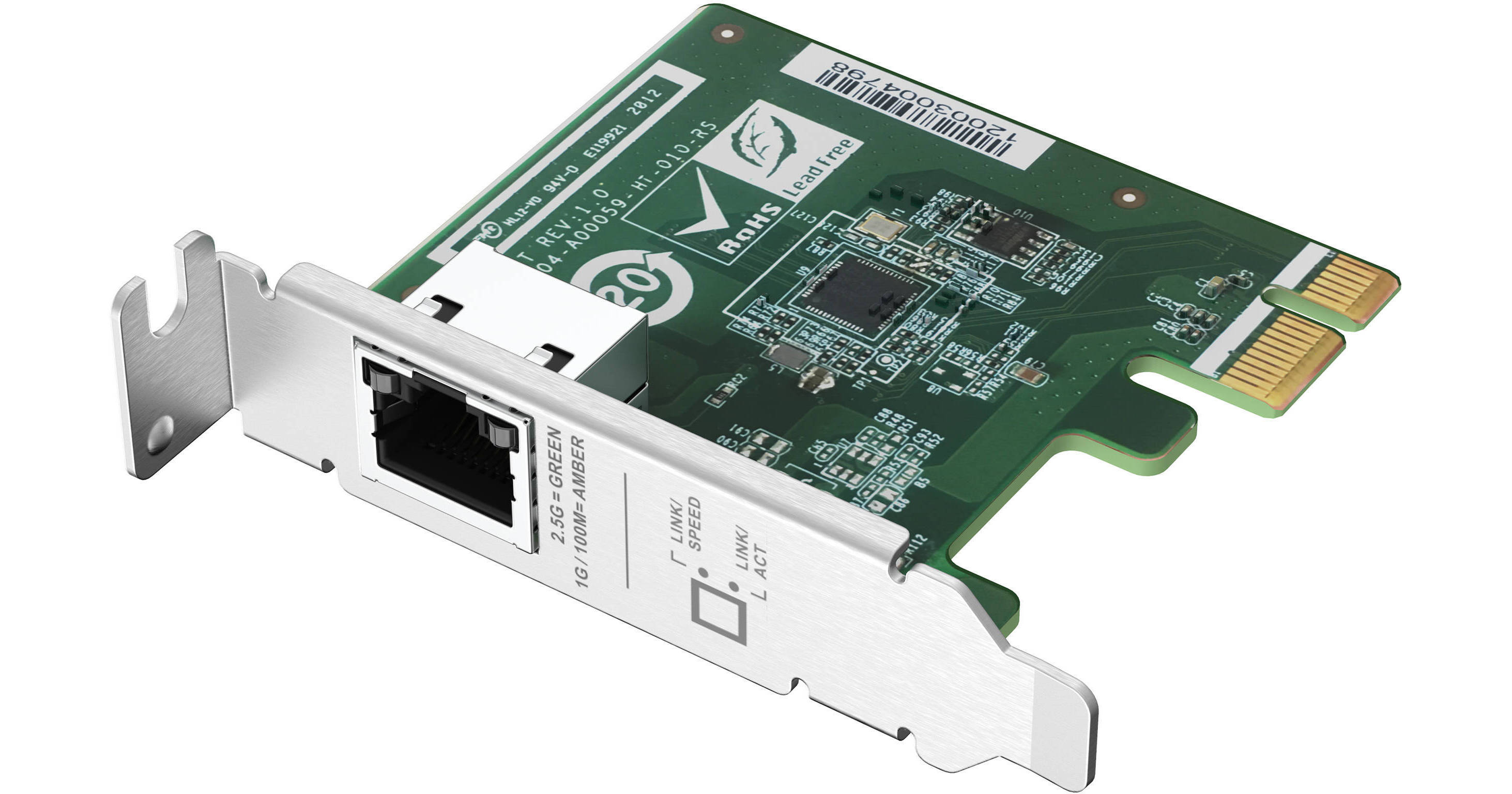 QNAP Single-Port 2.5GbE PCIe Network Expansion Card