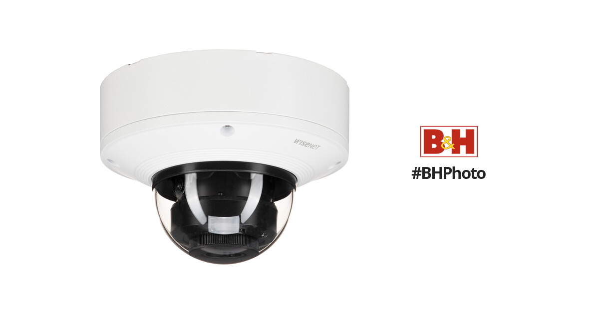 Hanwha Vision PNV-A9081R 4K UHD Outdoor Network Dome Camera with 2.2x Zoom  & Night Vision