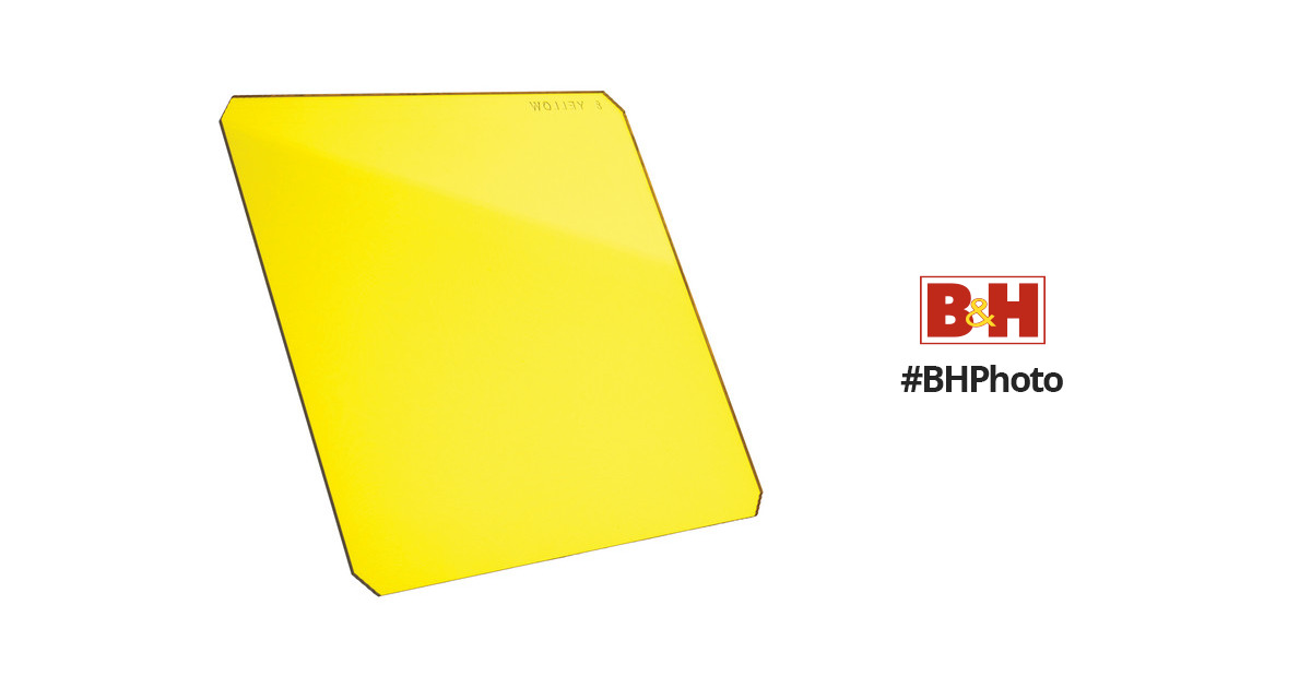 Formatt Hitech 85mm Yellow #8 Resin Filter for Black & White Film - for  Cokin P