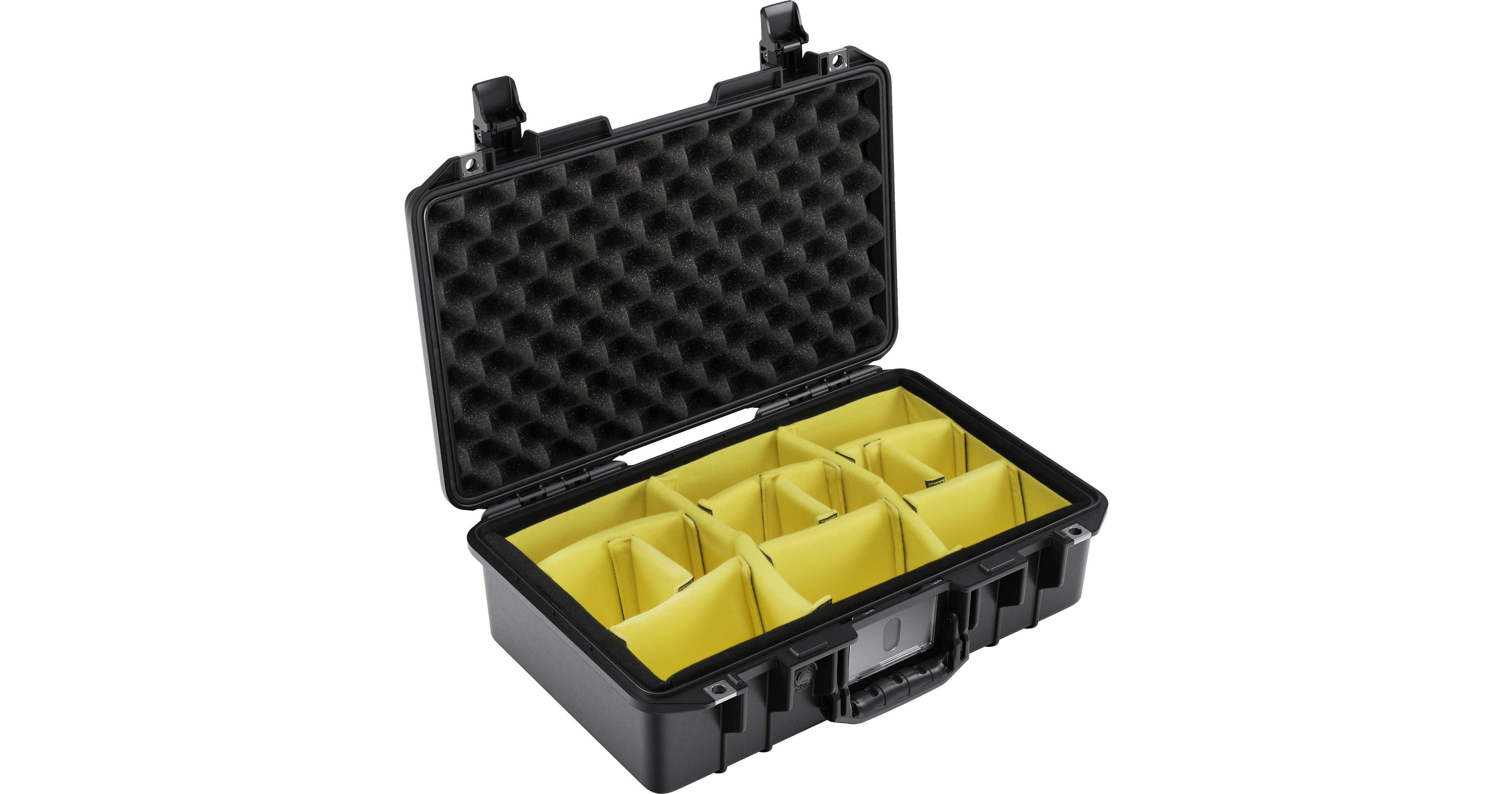 Pelican Air 1485 - Custodia con divisori Trekpack (edizione 2020 con chiusura a pulsante), colore nero, 014850-0051-110