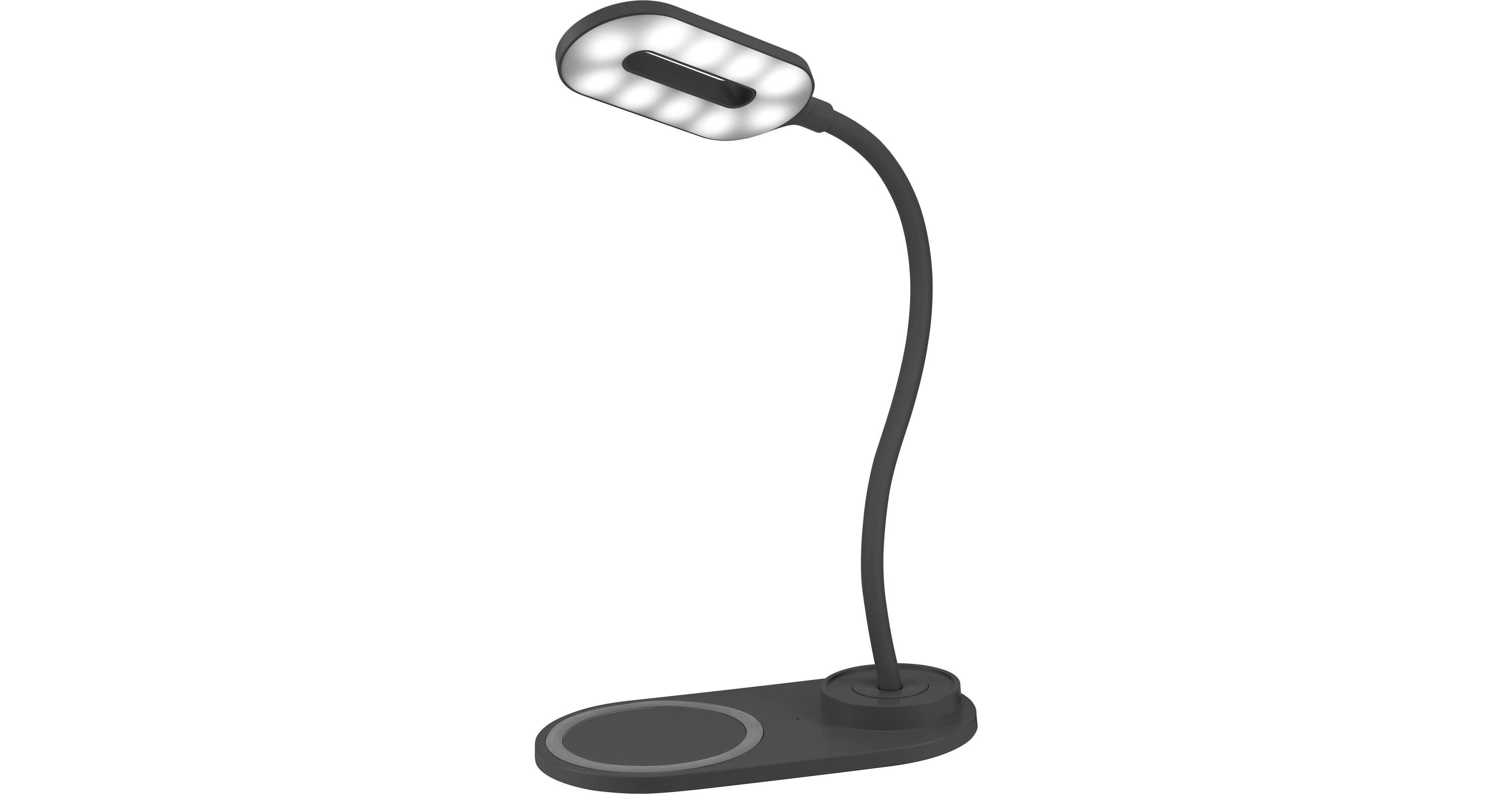 ChargeWorx Desk Lamp with 10W Wireless Charging Pad CX5308BK B H