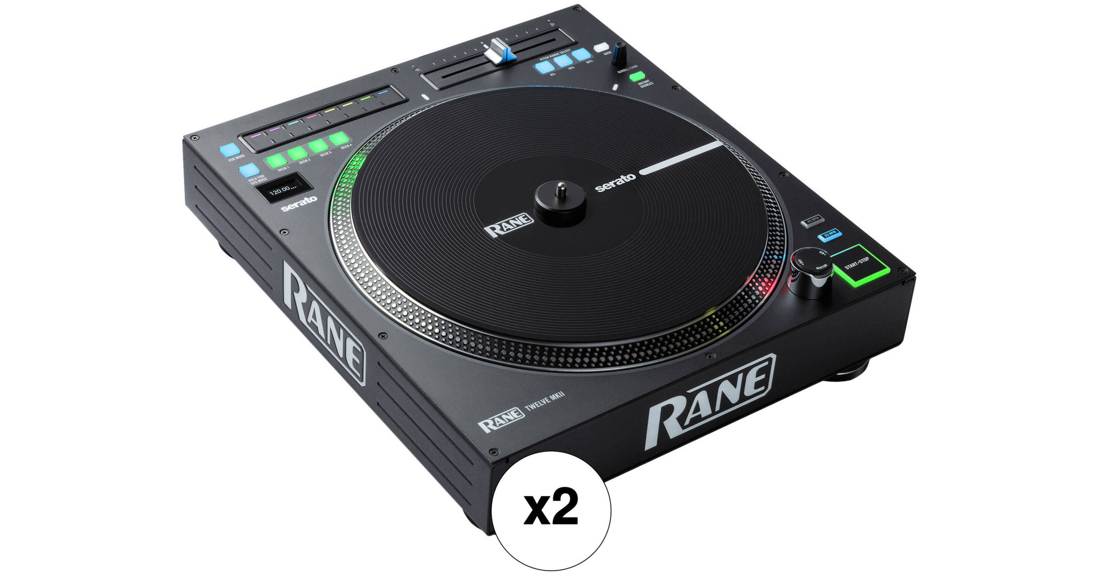 RANE DJ TWELVE MKII 12" Vinyl Motorized DJ Control System (Pair)