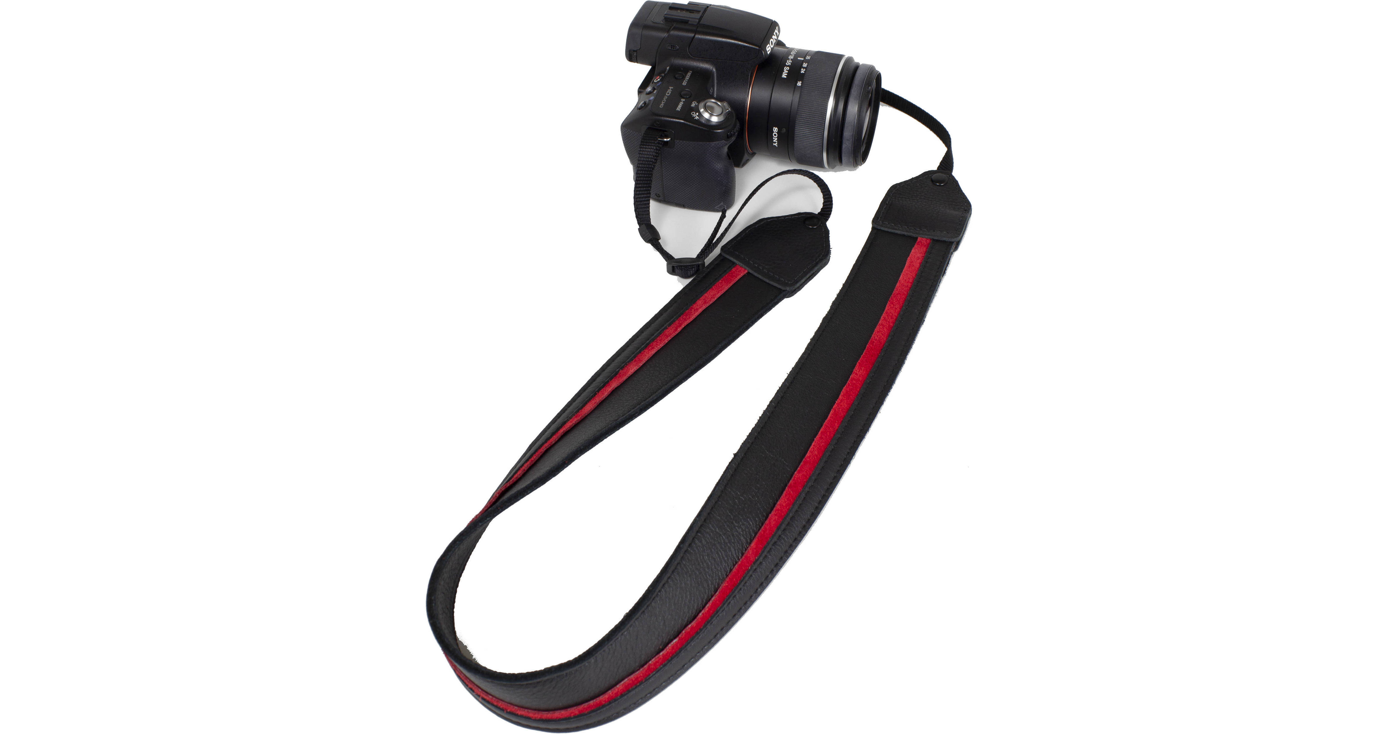 Perri's Leathers Ltd. 2" Leather Strap with Stripe CSL02 B&H