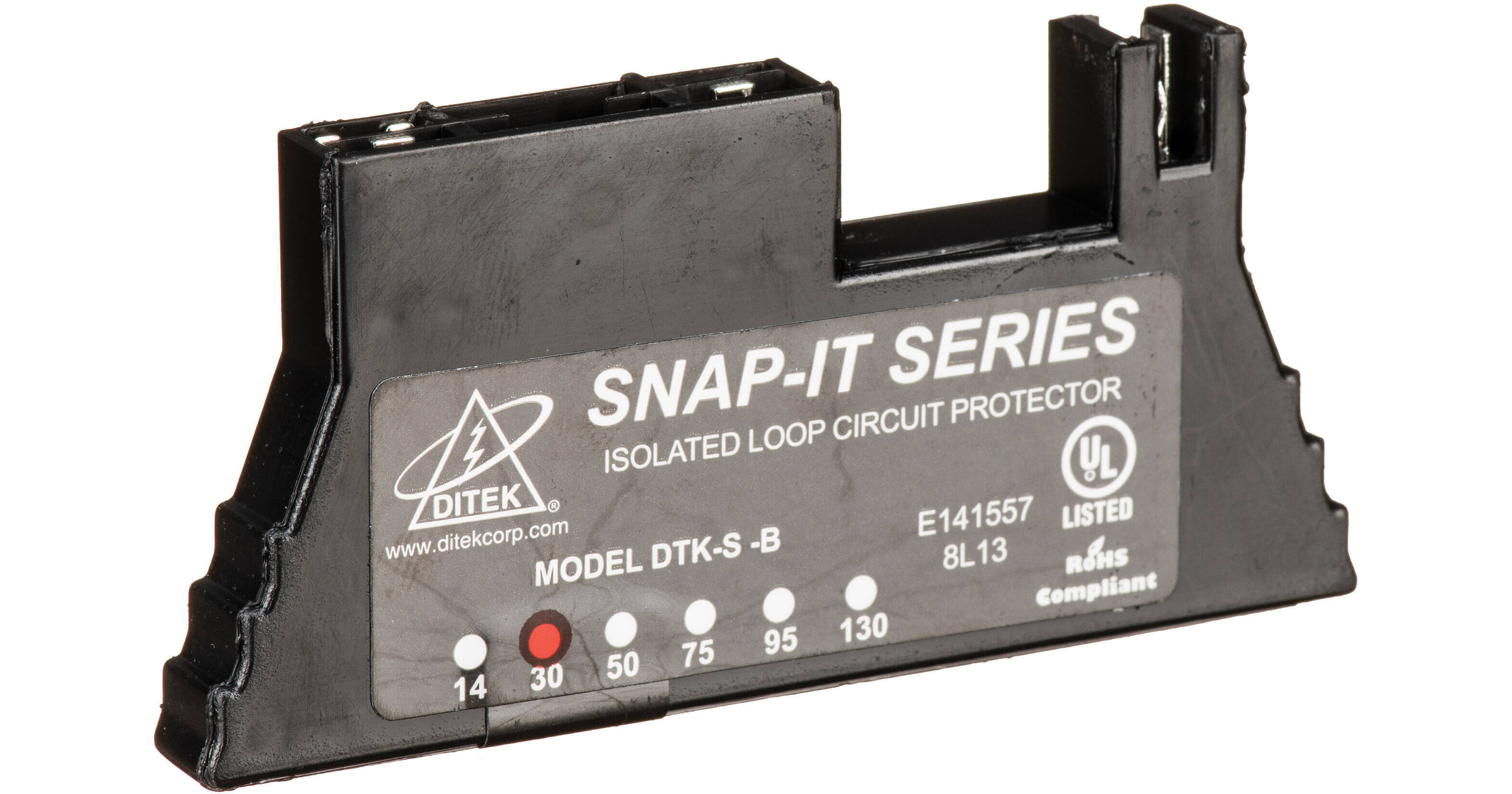 DITEK 66 Block Quick-Connect Surge Protector for Snap-It