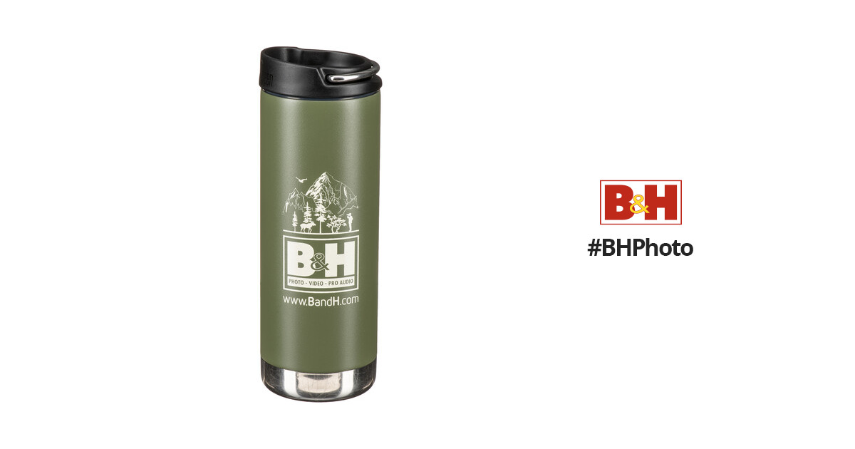 Klean Kanteen TKWide 16 oz Insulated Bottle with Cafe Cap (Fresh Pine Green)