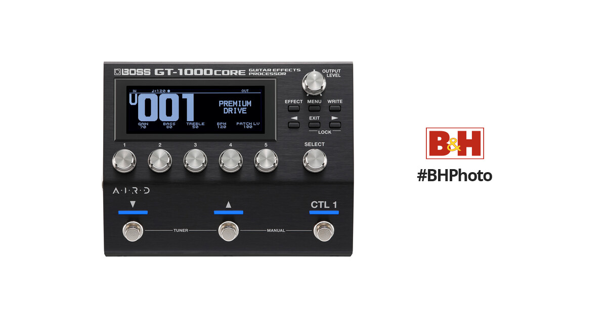 BOSS GT-1000CORE Guitar and Bass FX Processor GT-1000CORE B&H