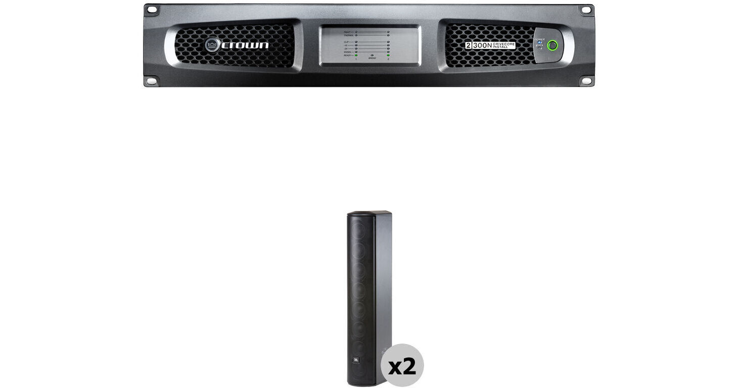 Crown Audio DCI 2300N DriveCore Install 2Channel 300W