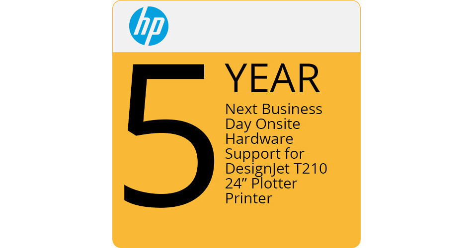 HP 5Year Next Business Day Onsite Support UD5G1E B&H Photo Video