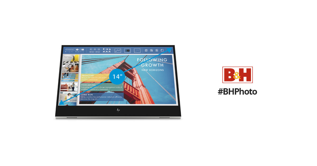 Moniteur portable HP E14 G4 à résolution HD intégrale - HP Store Canada