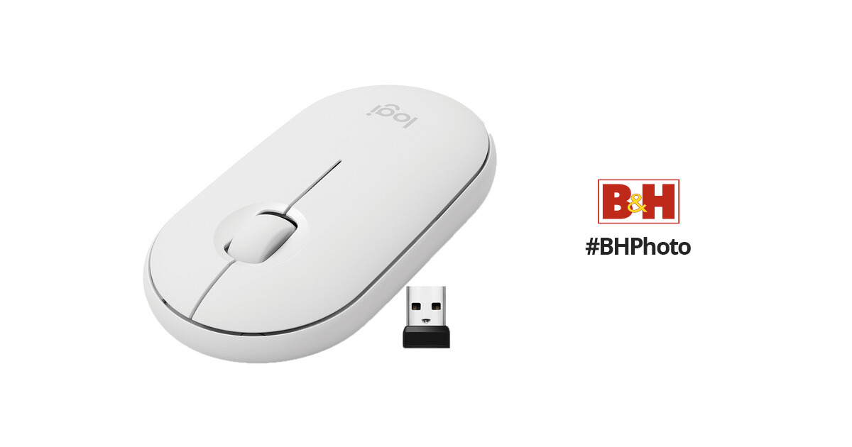  Logitech Pebble i345 Wireless Bluetooth Mouse for iPad -  Graphite, 4.2 x 2.3 x 1 : Electronics