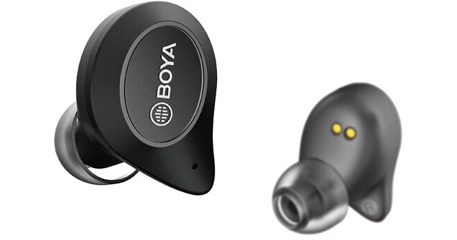 BOYA BY-AP1 True Wireless In-Ear Headphones (Black) BY-AP1-B B&H