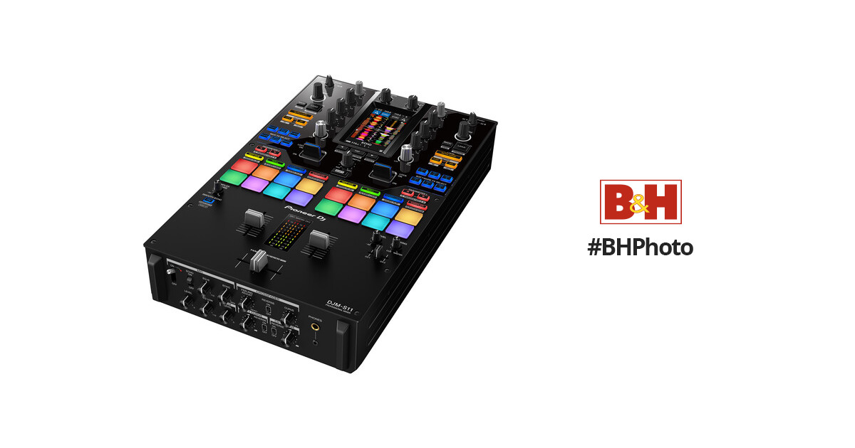 Pioneer DJ DJM-S11 Professional 2-Channel Battle Mixer DJM-S11