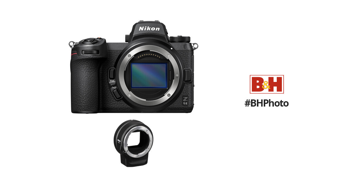 Nikon Z6 II Mirrorless Camera with FTZ Adapter Kit B&H Photo
