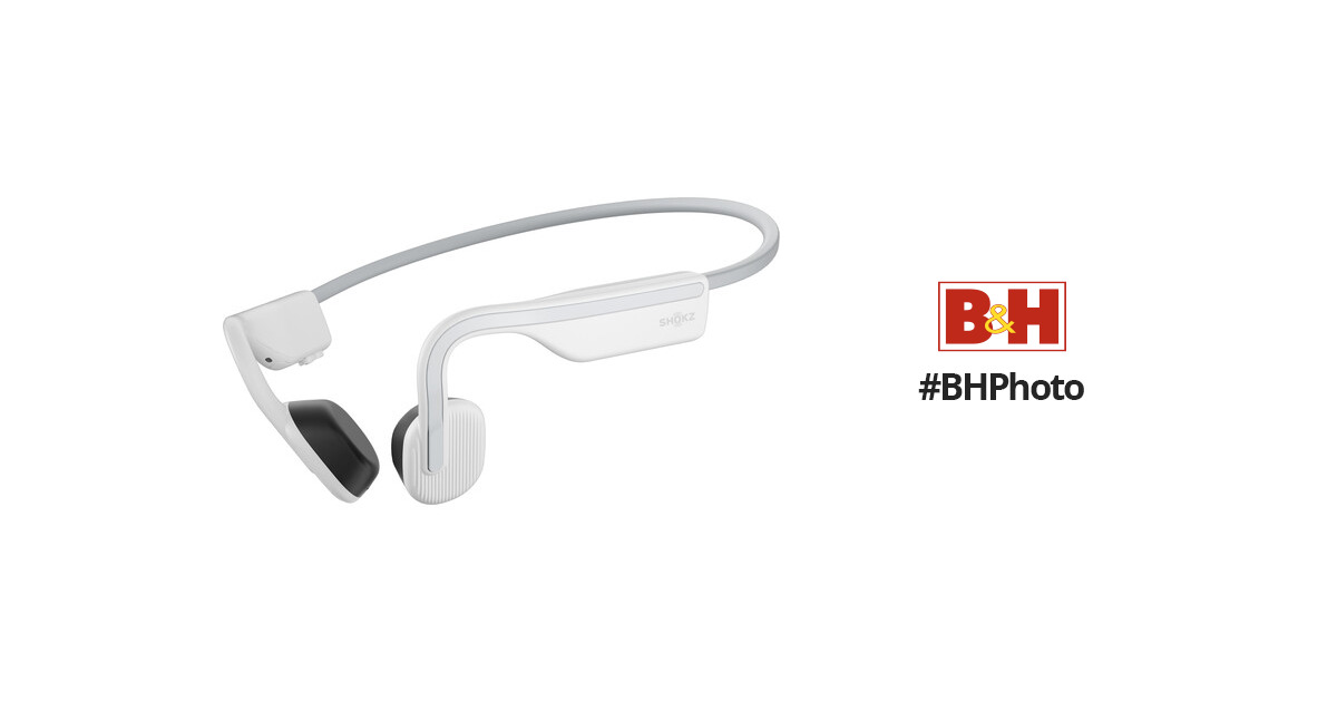 SHOKZ OpenMove Wireless Open-Ear Headphones (Alpine White)