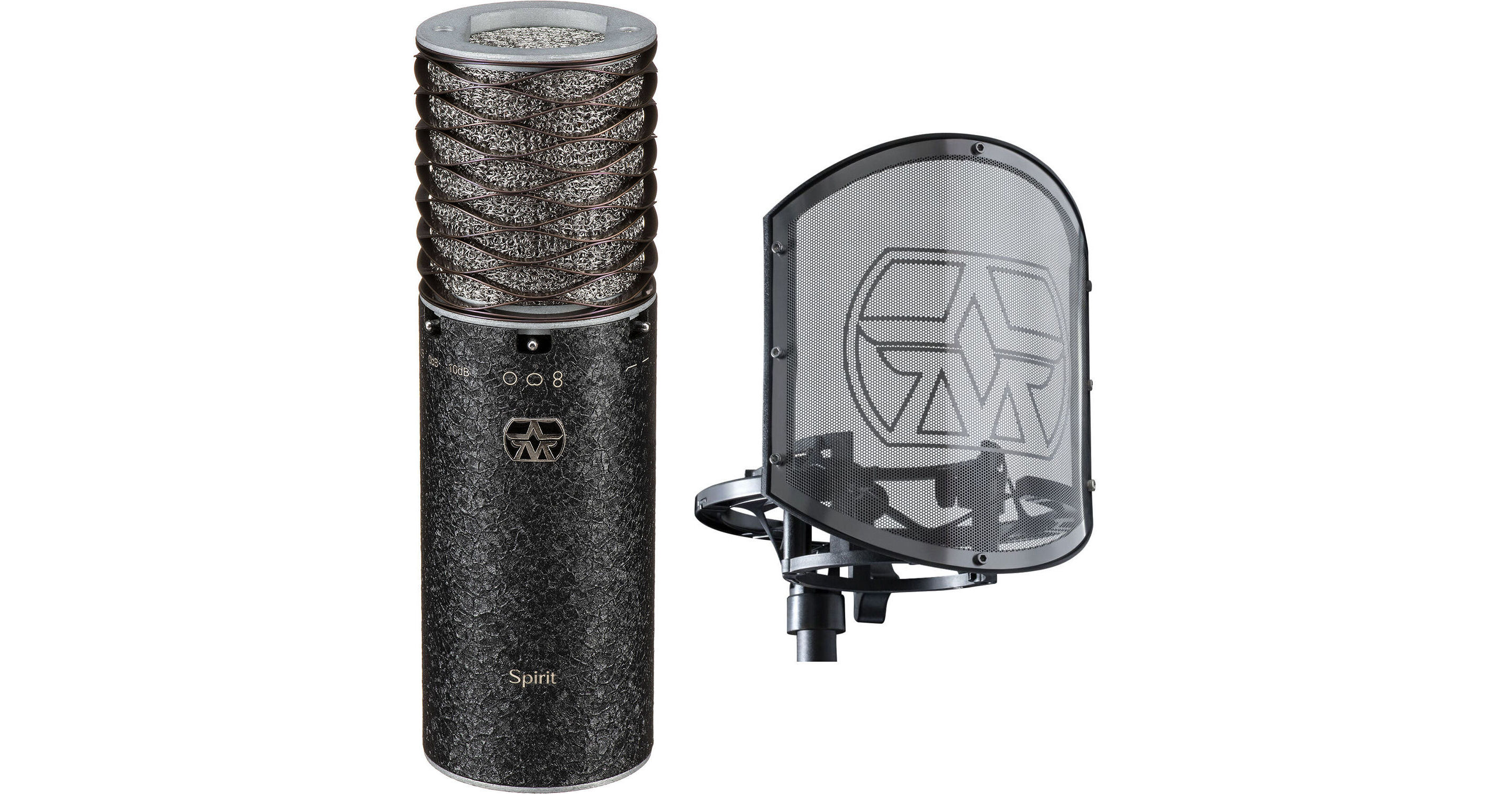 Aston Microphones Spirit Black Bundle AST-SPIRIT/BNDL B&H Photo