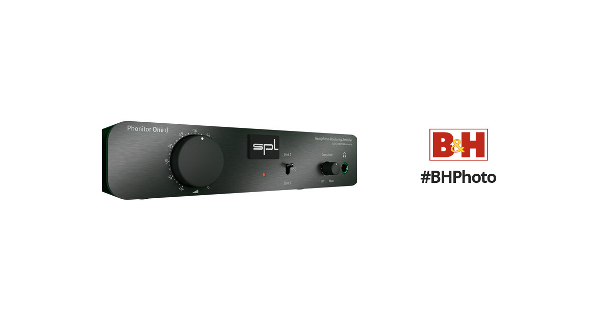 SPL Phonitor One d Audiophile Headphone Amplifier with 32-Bit DAC