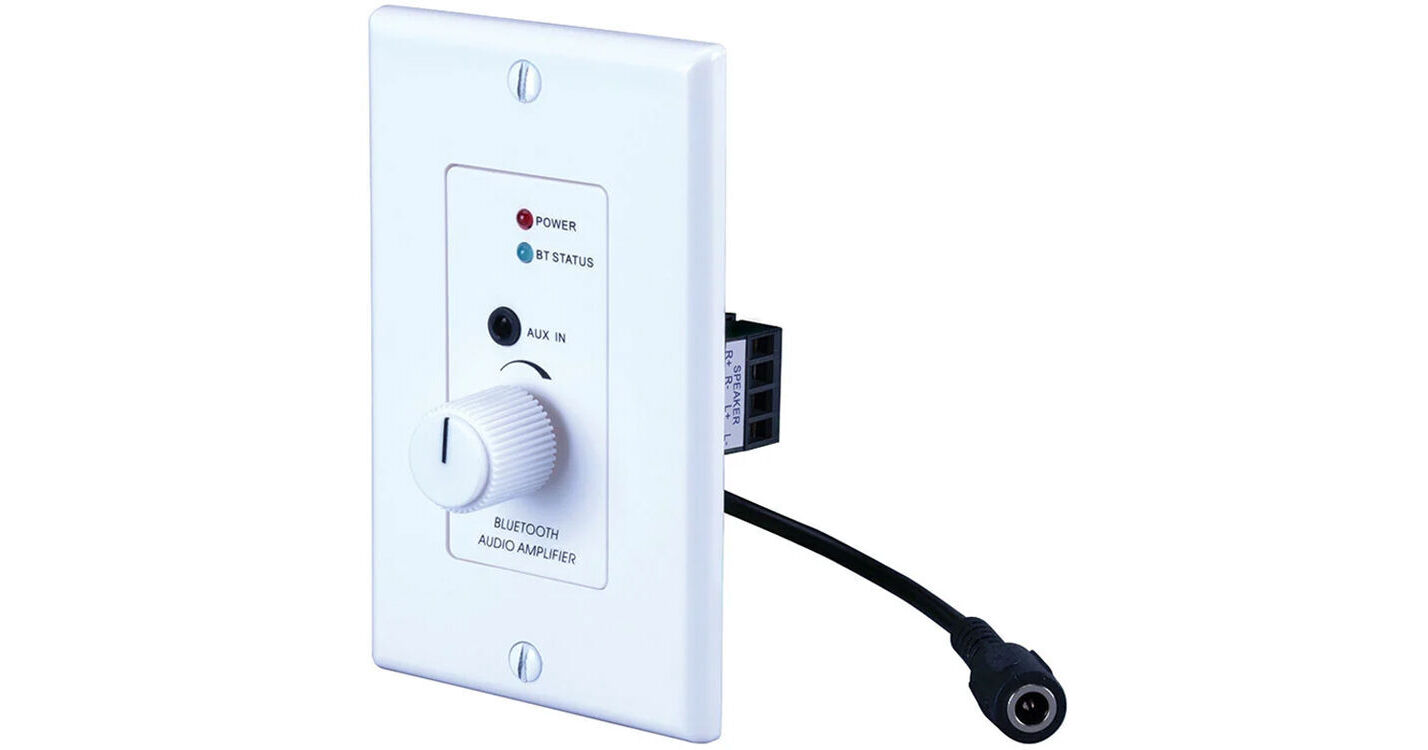 2 Channel Wall Plate Amplifier with Bluetooth Wireless Technology –  We-Supply