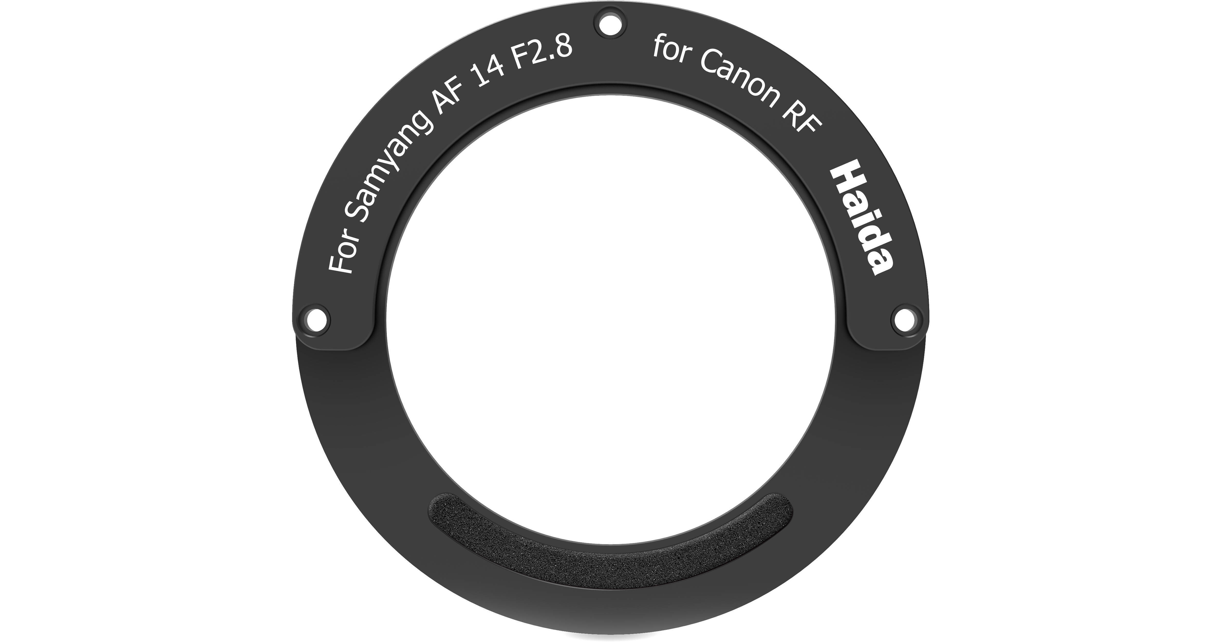 Haida Rear Filter Adapter Ring for Samyang AF 14mm F2.8 RF Lens for Canon RF