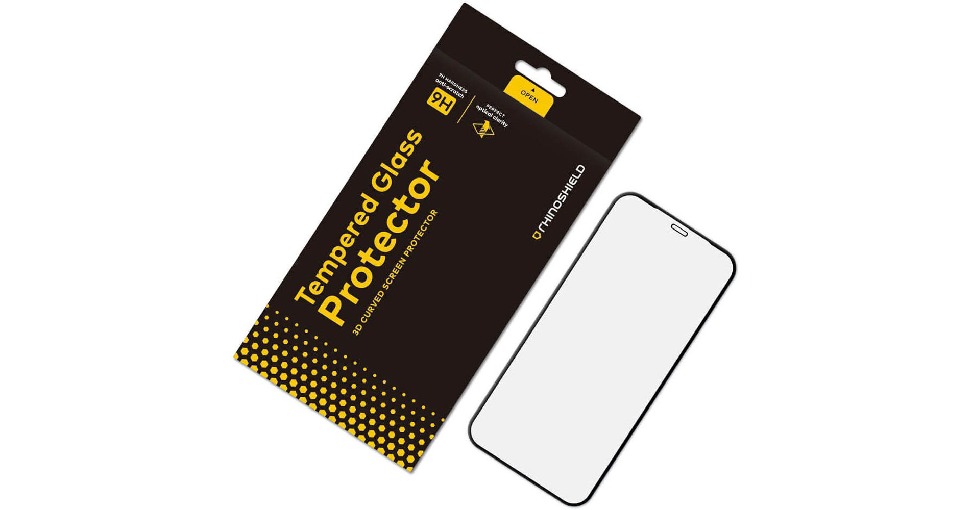 RhinoShield Tempered Glass Screen Protector for iPhone