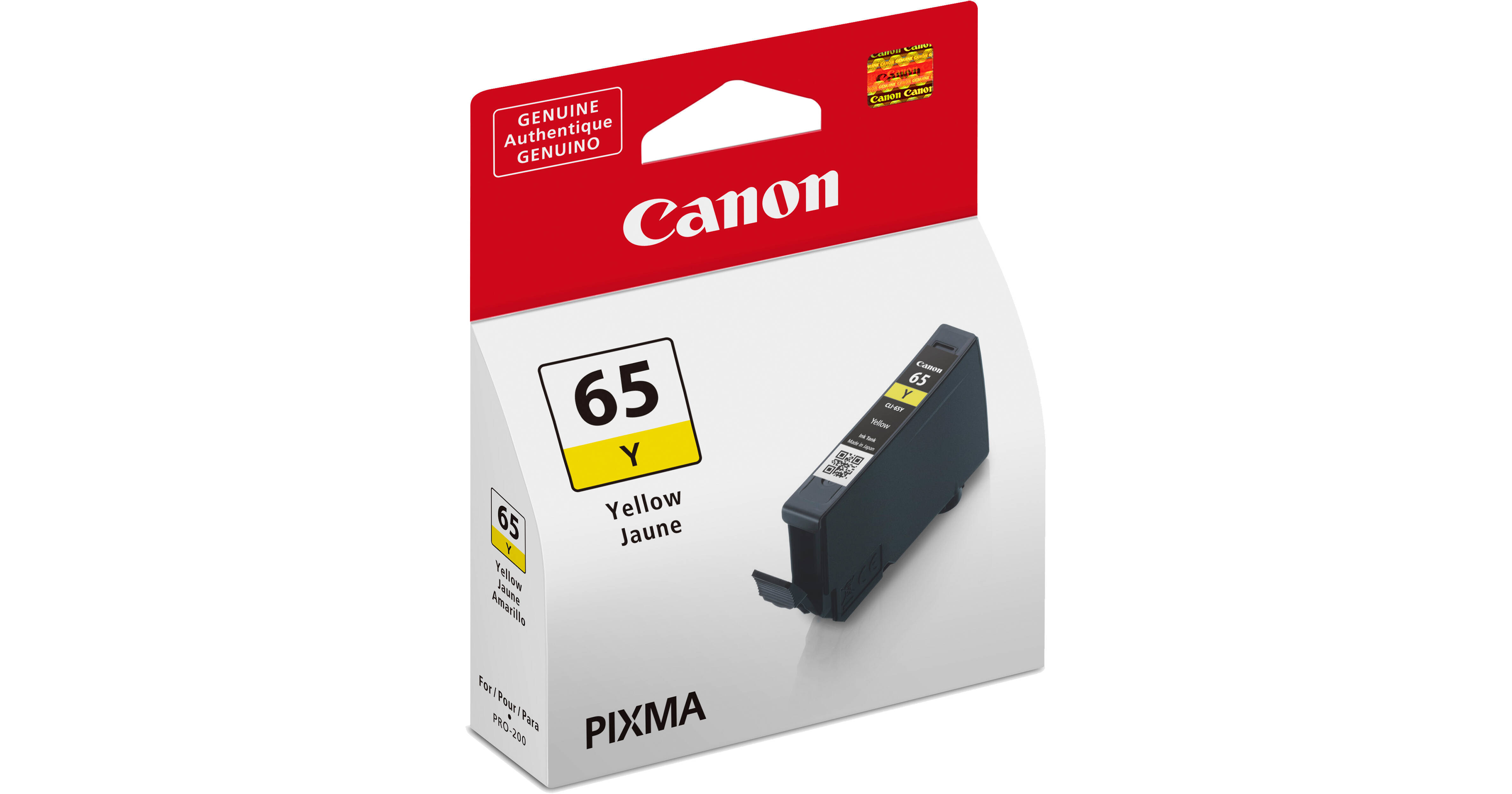 Canon CLI 65 Yellow Ink Tank 4218C002 B H Photo Video   1602511 