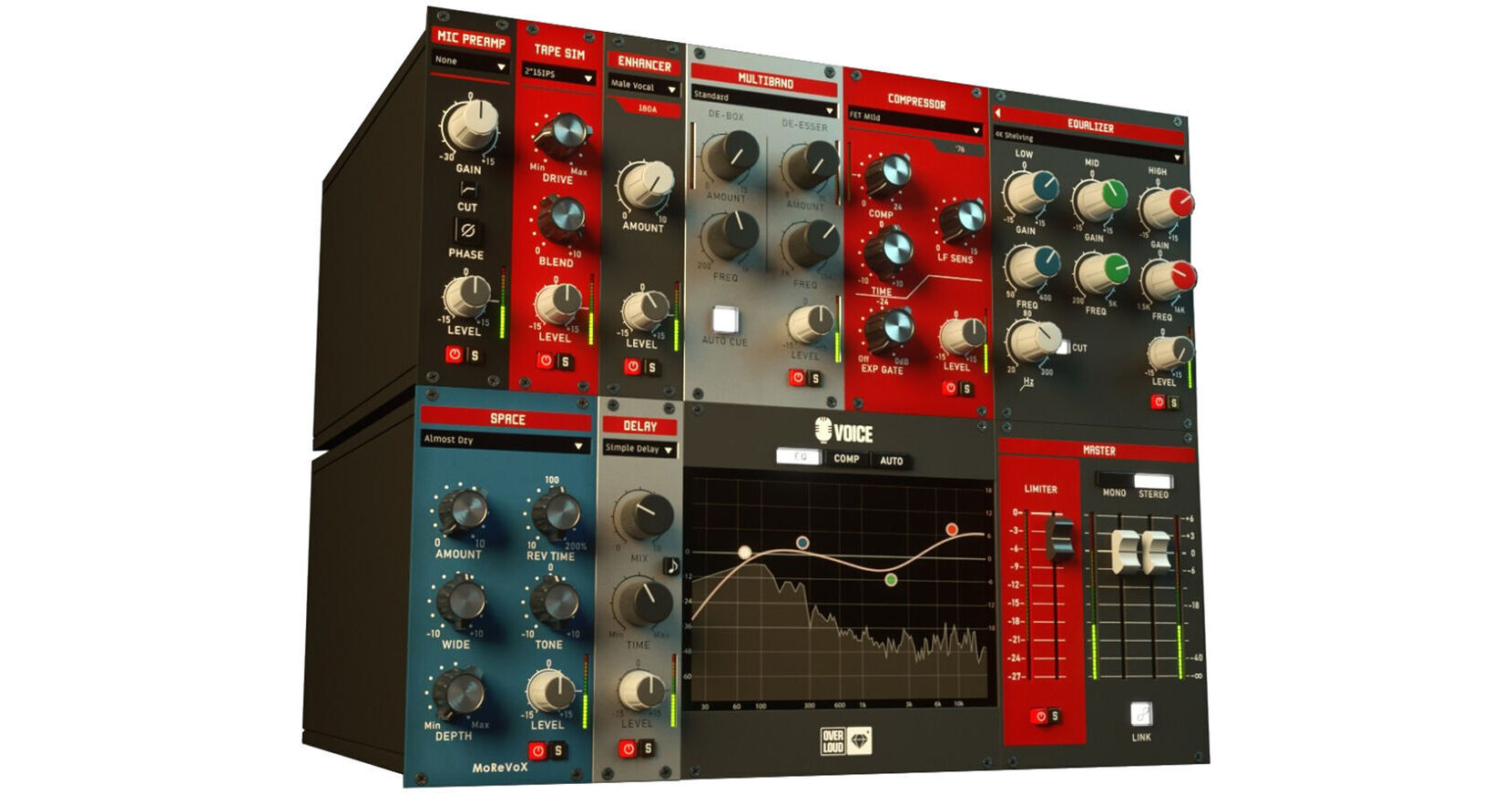 Overloud Gem VOICE Vocal Production Software (Download)